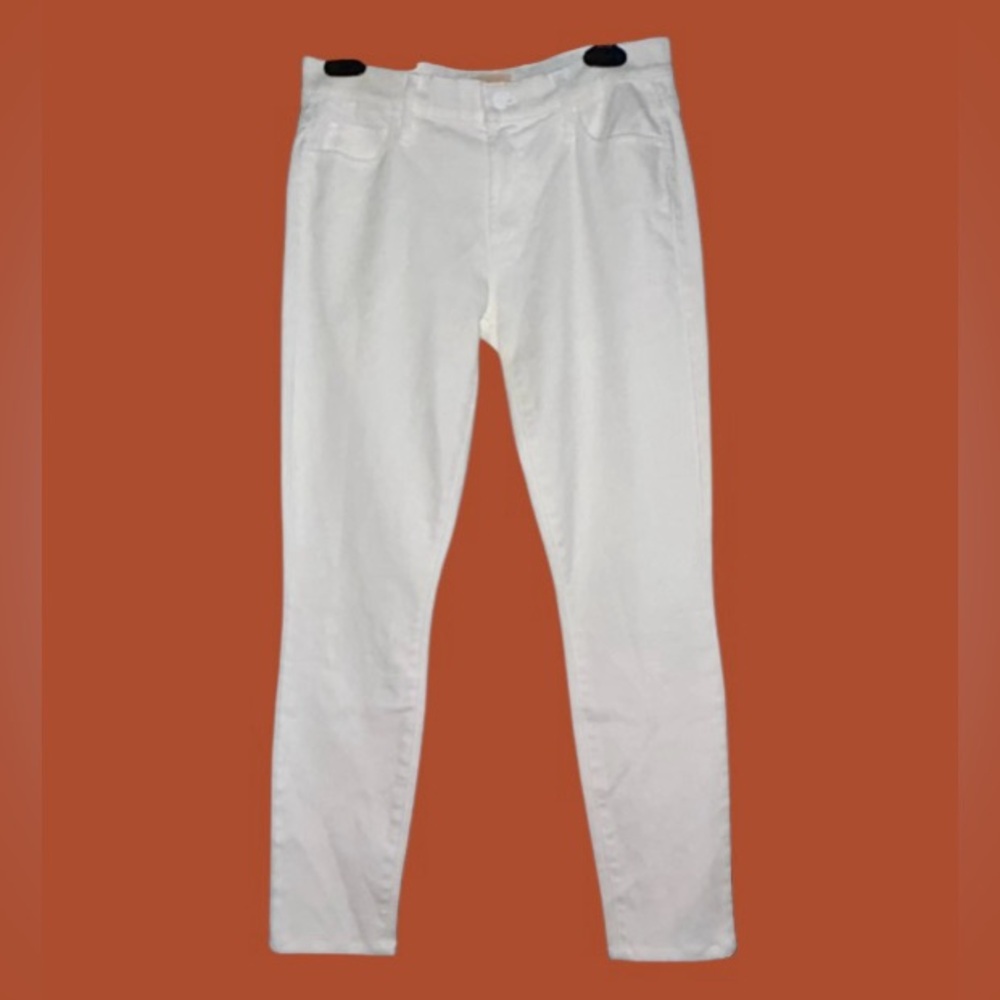 🔥MOTHER!! WHITE DENIM JEANS!! SUPER HOT! THE CHARMER “GLASS SLIPPER”🔥